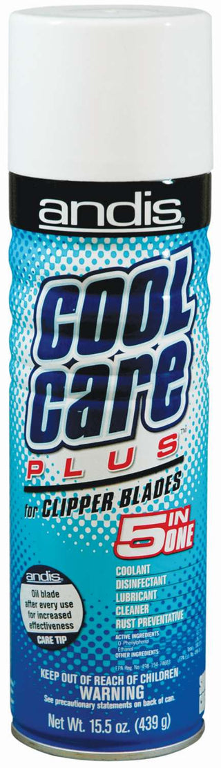 Andis Cool Care Plus For Clipper Blades 5 In 1 Spray 15.5 Oz
