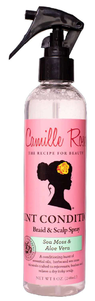 Camille Rose Mint Condition Braid/Scalp Spray Sea Moss & Aloe Vera 8 Oz 