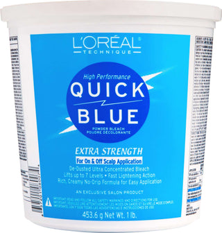 Loreal Technique Quick Blue Powder Bleach Extra Strength 1 Lb