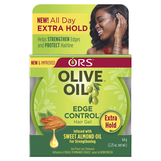 ORS Olive Oil Edge Control Hair Gel Extra Hold 2.25 Oz