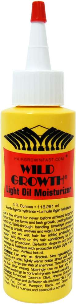Wild Growth Light Oil Moisturizer 4 Fl Oz